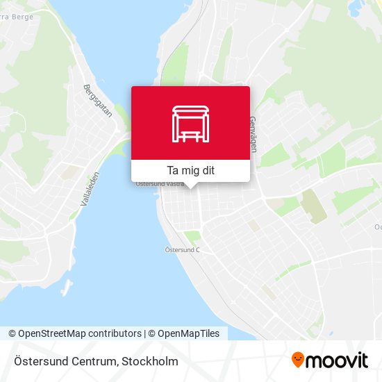 Östersund Centrum karta
