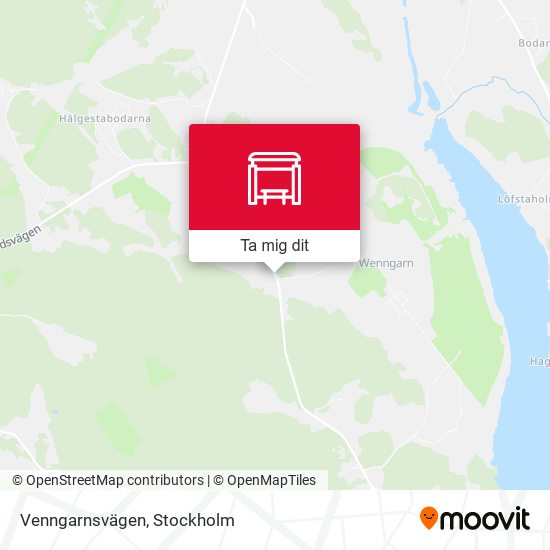Venngarnsvägen karta