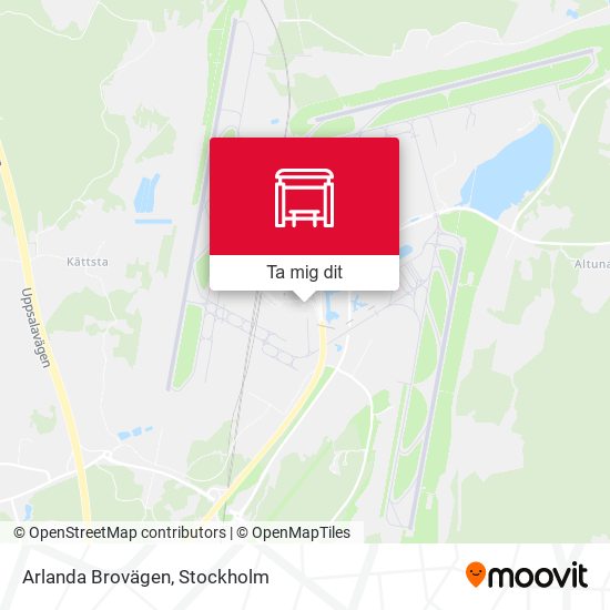 Arlanda Brovägen karta