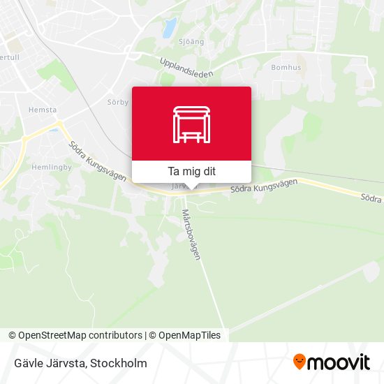Gävle Järvsta karta
