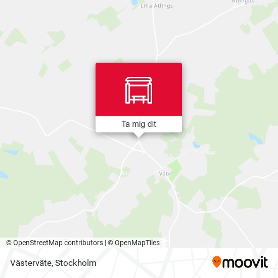 Västerväte karta