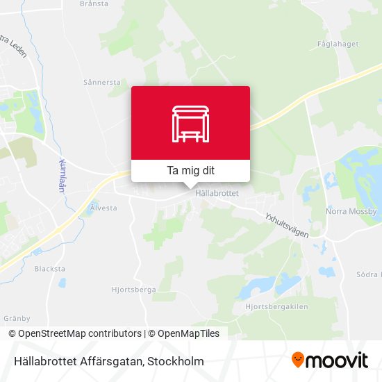 Hällabrottet Affärsgatan karta