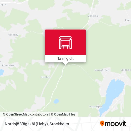 Nordsjö Vägskäl (Heby) karta