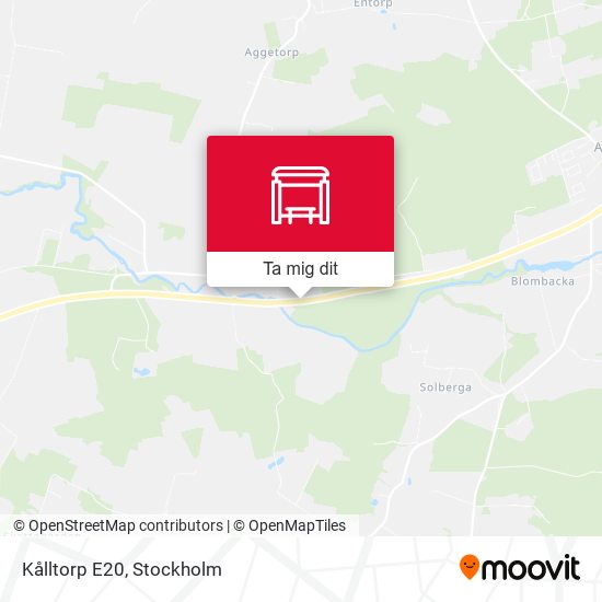 Kålltorp E20 karta