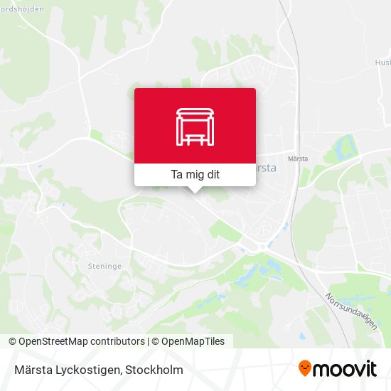 Märsta Lyckostigen karta