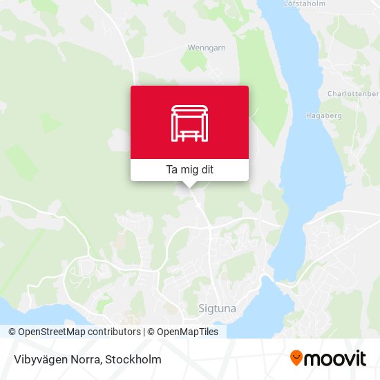 Vibyvägen Norra karta
