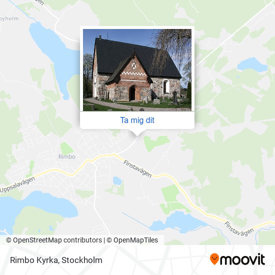 Rimbo Kyrka karta