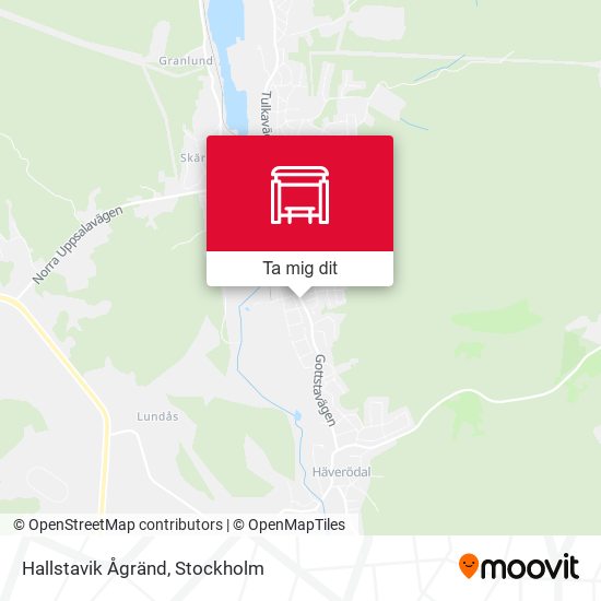 Hallstavik Ågränd karta