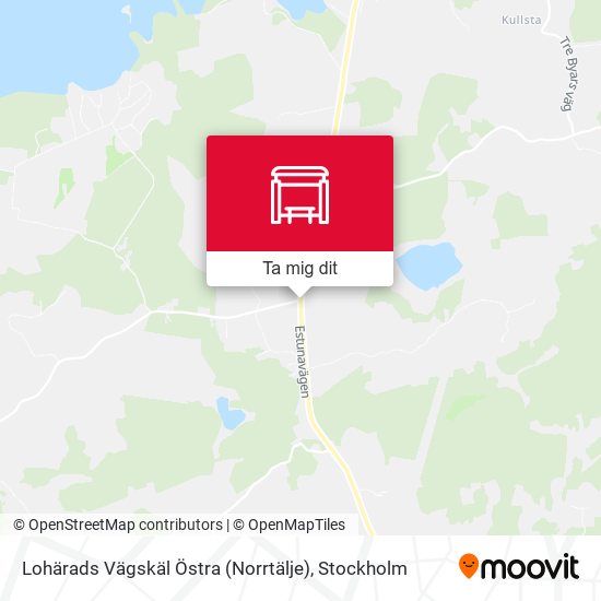 Lohärads Vägskäl Östra (Norrtälje) karta