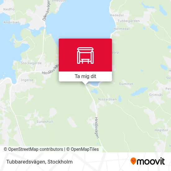 Tubbaredsvägen karta