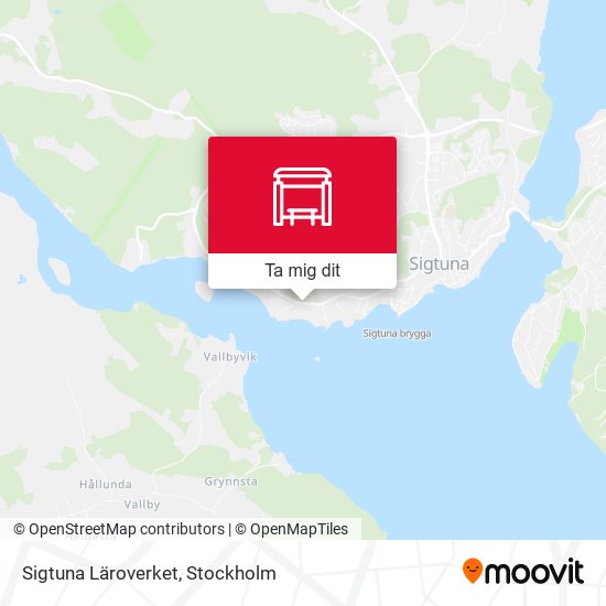 Sigtuna Läroverket karta