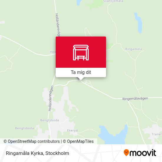Ringamåla Kyrka karta