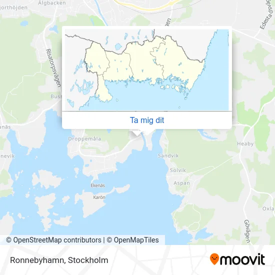 Ronnebyhamn karta