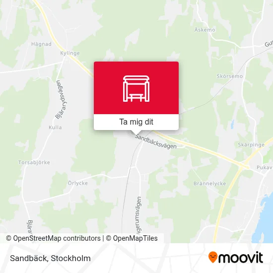 Sandbäck karta