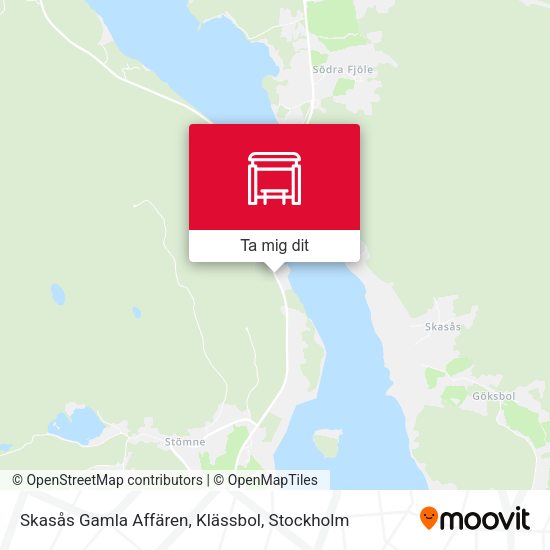 Skasås Gamla Affären, Klässbol karta