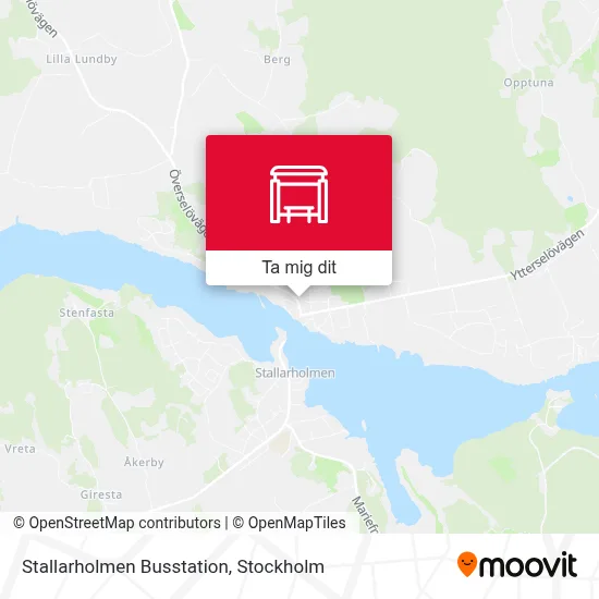 Stallarholmen Busstation karta