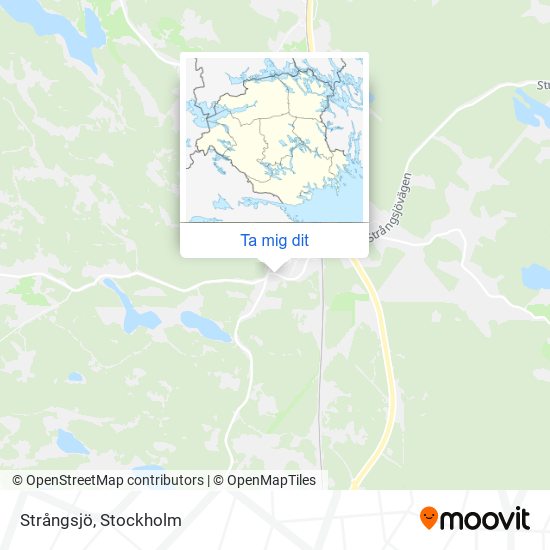 Strångsjö karta