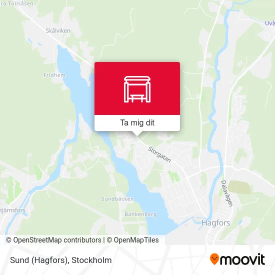 Sund (Hagfors) karta