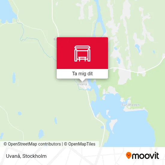 Uvanå karta