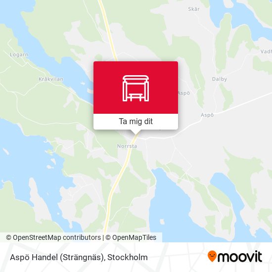 Aspö Handel (Strängnäs) karta