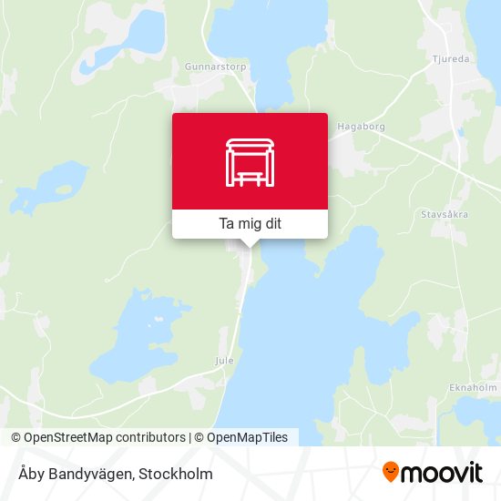 Åby Bandyvägen karta