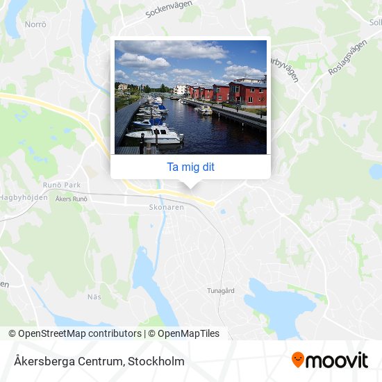 Åkersberga Centrum karta