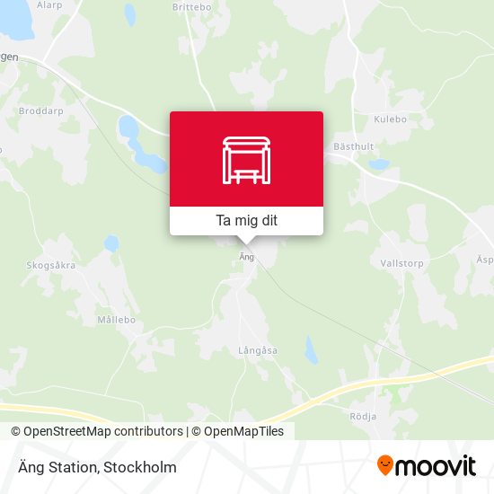 Äng Station karta