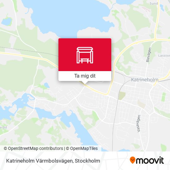 Katrineholm Värmbolsvägen karta