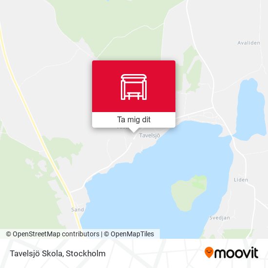 Tavelsjö Skola karta