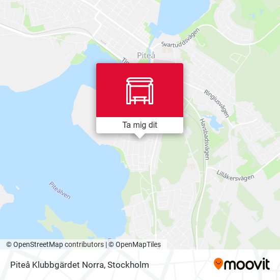 Piteå Klubbgärdet Norra karta