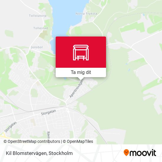 Kil Blomstervägen karta