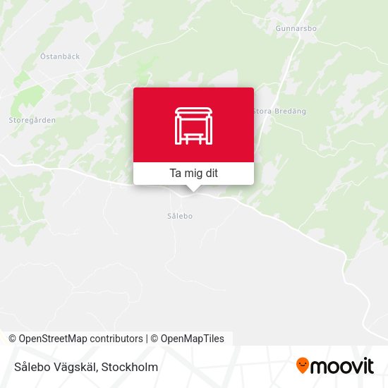 Sålebo Vägskäl karta