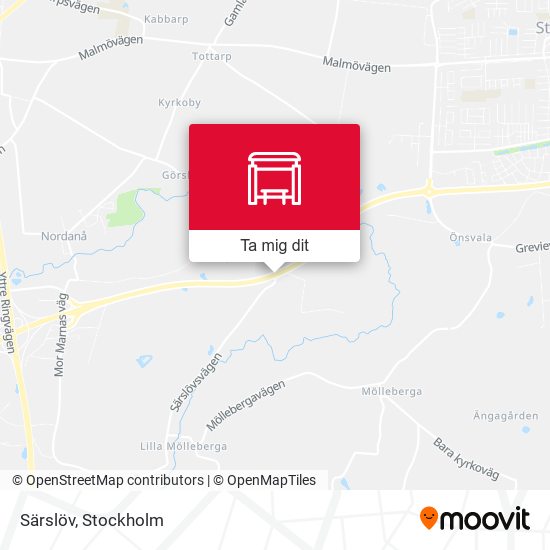 Särslöv karta