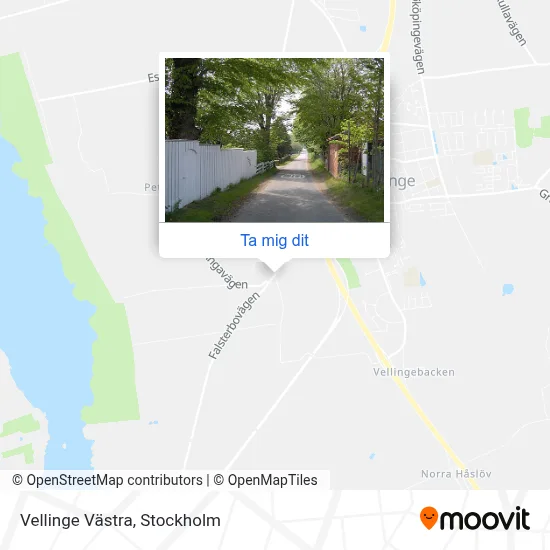 Vellinge Västra karta