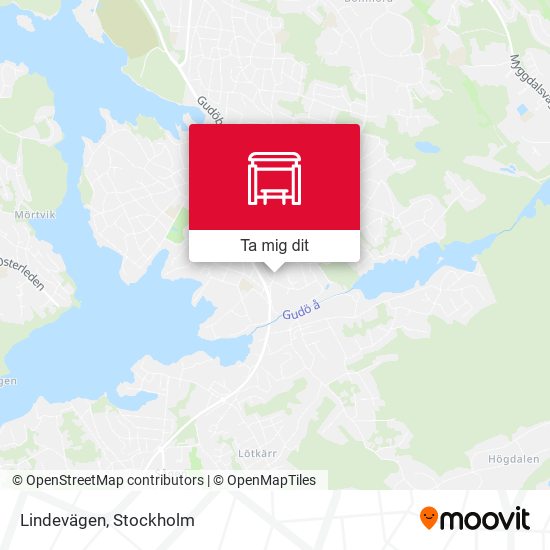 Lindevägen karta