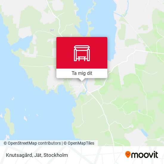 Knutsagård, Jät karta