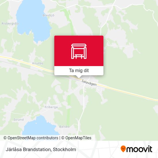 Järlåsa Brandstation karta