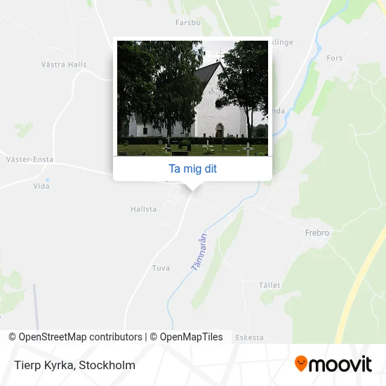 Tierp Kyrka karta