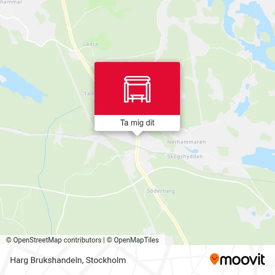 Harg Brukshandeln karta