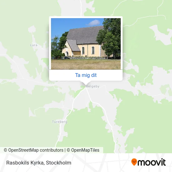 Rasbokils Kyrka karta