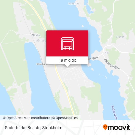 Söderbärke Busstn karta