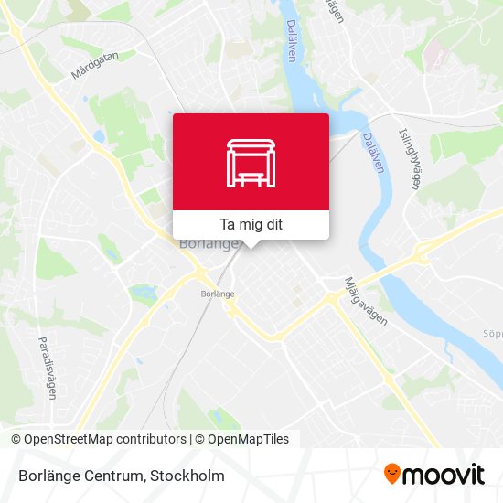 Borlänge Centrum karta