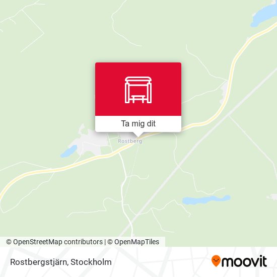Rostbergstjärn karta