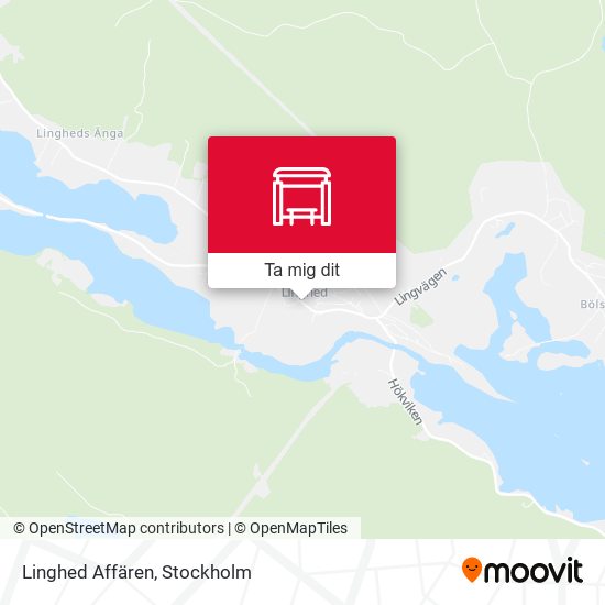 Linghed Affären karta