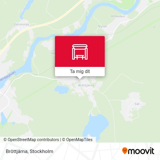 Bröttjärna karta