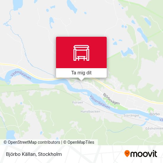 Björbo Källan karta