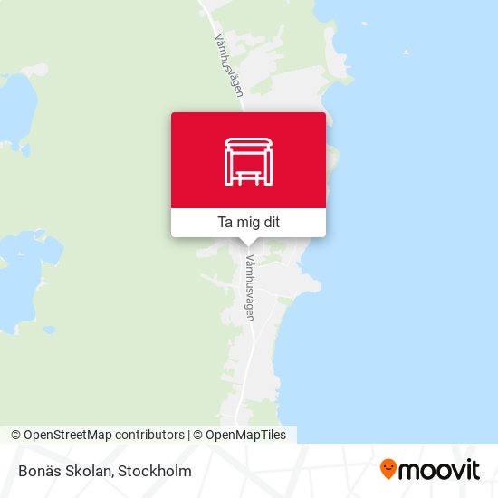 Bonäs Skolan karta