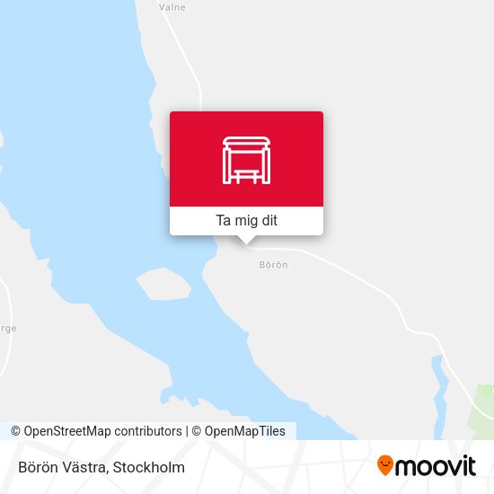 Börön Västra karta