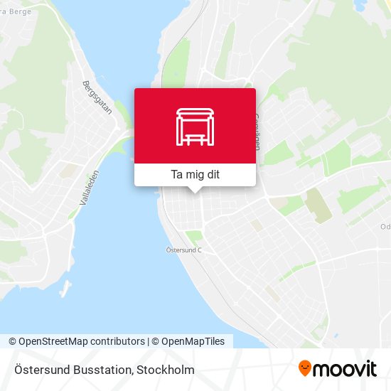 Östersund Busstation karta