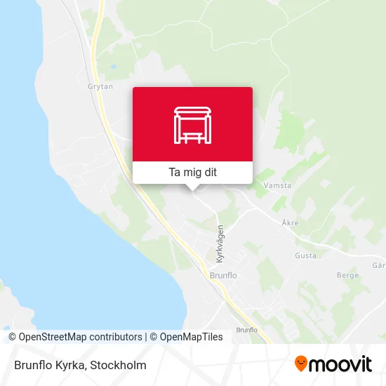Brunflo Kyrka karta
